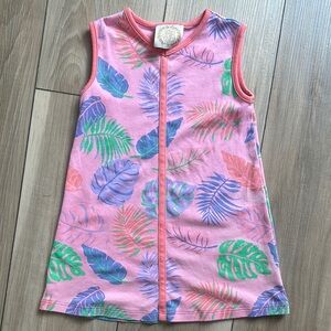 The Beaufort Bonnet Leaf Print Dress 3T